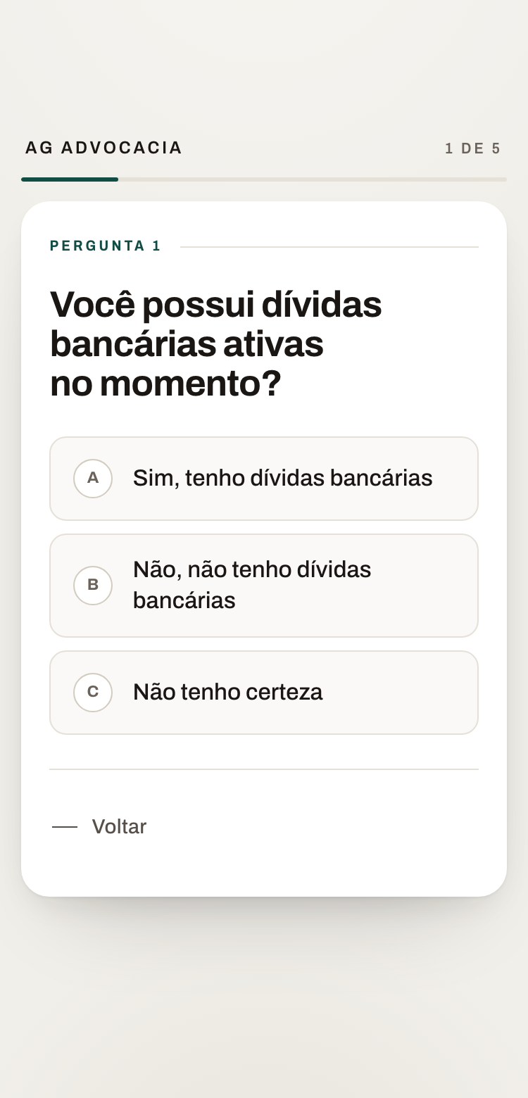 Tela de pergunta do formulário atual em 375 px